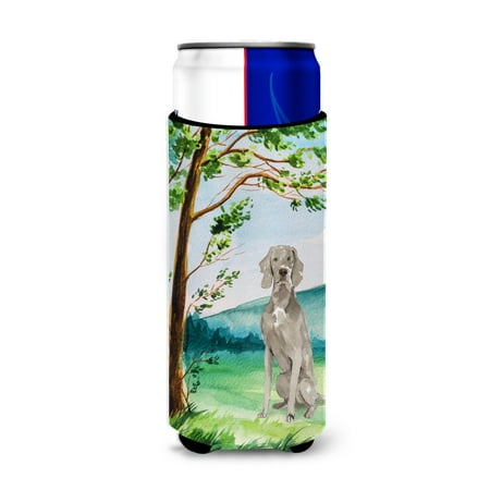 Carolines Treasures CK2553MUK Under the Tree Weimaraner Michelob Ultra Hugger for slim cans Slim Can multicolor 
Carolines Treasures CK2553MUK Under the Tree Weimaraner Michelob Ultra Hugger for slim cans Slim Can multicolor