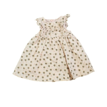 Pre-owned Lili Gaufrette Girls Pink | Green Dress size: 12 Months
