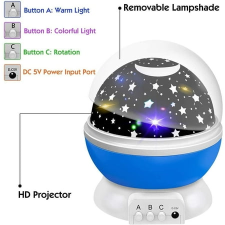 SIXWIN Star Light Kid Sleep Night Sky LED USB Romantic Starry Projector Cosmos Lamp
SIXWIN Star Light Kid Sleep Night Sky LED USB Romantic Starry Projector Cosmos Lamp