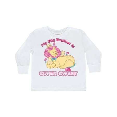 Inktastic My Big Brother Is Super Sweet Cotton Candy Lions Gift Toddler Boy or Toddler Girl Long Sleeve T-Shirt
Inktastic My Big Brother Is Super Sweet Cotton Candy Lions Gift Toddler Boy or Toddler Girl Long Sleeve T-Shirt