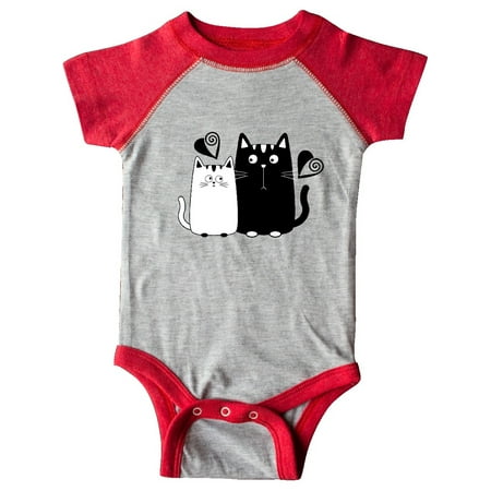 Inktastic Valentines Day Cat Couple Gift Baby Girl Bodysuit
