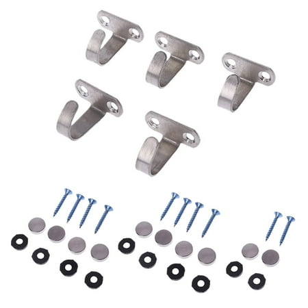 Sorrowso 5x Stainless Steel J Shape Hook For Ceiling Cabinet Top Hanger Cloth Towel Robe
Sorrowso 5x Stainless Steel J Shape Hook For Ceiling Cabinet Top Hanger Cloth Towel Robe