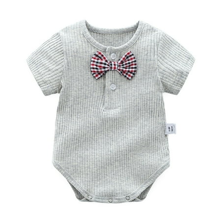 NIUREDLTD Baby Unisex Solid Spring Summer Ribbed Short SLeeve Bow Tie Romper Bodysuit Clothes Size 73
NIUREDLTD Baby Unisex Solid Spring Summer Ribbed Short SLeeve Bow Tie Romper Bodysuit Clothes Size 73