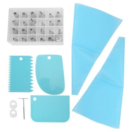 Cake Decoration Tool Set Cake Decorating Supplies Baking Accessories Stainless Steel Decoration Nozzle With Blue Spatula Decoration Bag For Cake Decoration
Cake Decoration Tool Set Cake Decorating Supplies Baking Accessories Stainless Steel Decoration Nozzle With Blue Spatula Decoration Bag For Cake Decoration