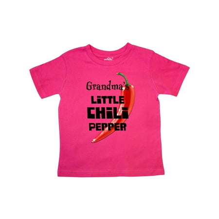 Inktastic Grandma s Little Chili Pepper Gift Toddler Boy or Toddler Girl T-Shirt