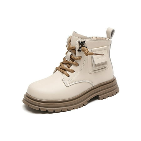 Colisha Girls Non-Slip Platform Ankle Boots Outdoor Breathable Fashion Boot Lace Up Winter Shoes Beige 1Y
Colisha Girls Non-Slip Platform Ankle Boots Outdoor Breathable Fashion Boot Lace Up Winter Shoes Beige 1Y
