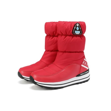 Eloshman Boys Snow Boots Plush Lined Winter Booties Pull On Waterproof Boot Outdoor Slip Resistant Mid Calf Warm Bootie Lightweight Shoes Red 1Y
Eloshman Boys Snow Boots Plush Lined Winter Booties Pull On Waterproof Boot Outdoor Slip Resistant Mid Calf Warm Bootie Lightweight Shoes Red 1Y