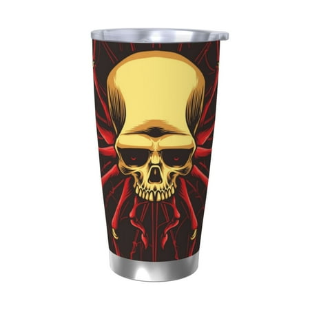 KLL Red Skull Spider Print 40oz Stainless Steel Insulated Car Cup with Spillproof Lid - Keep Your Drink Hot or Cold on the Go-Without Straw
KLL Red Skull Spider Print 40oz Stainless Steel Insulated Car Cup with Spillproof Lid - Keep Your Drink Hot or Cold on the Go-Without Straw