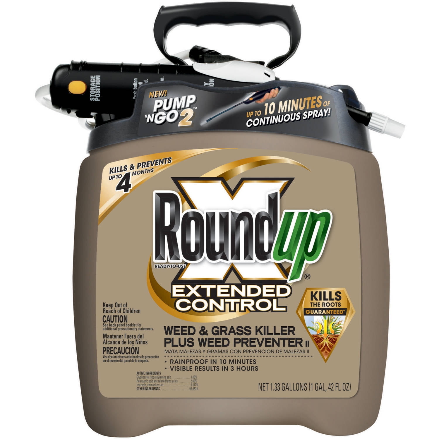 Roundup Premium 2Gallon Pump Sprayer Weed Sprayer, Garden Sprayer