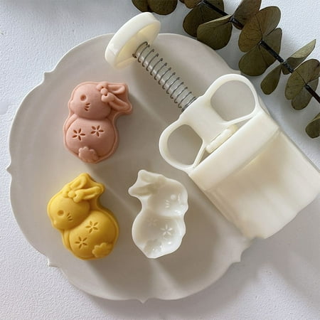Plastic Easy Demoulding Green Bean Pastry Cute Hand-Pressed Party 3D Cookie Die Mooncake Mould Baking Tools Embossing Molds WHITE C
Plastic Easy Demoulding Green Bean Pastry Cute Hand-Pressed Party 3D Cookie Die Mooncake Mould Baking Tools Embossing Molds WHITE C