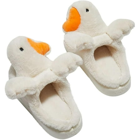 Cute Swan Furry Slippers for Women Men Fluffy Plush Duck House Slippers Soft Memory Foam Non-slip Slides Indoor
Cute Swan Furry Slippers for Women Men Fluffy Plush Duck House Slippers Soft Memory Foam Non-slip Slides Indoor