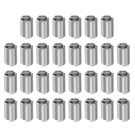Uxcell 30 Pack 10# 32 UNF 3D 14.4mm 304 Stainless Steel Helical Wire Threaded Inserts
Uxcell 30 Pack 10# 32 UNF 3D 14.4mm 304 Stainless Steel Helical Wire Threaded Inserts