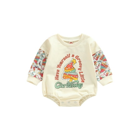 Infant Baby Girls Boys Christmas Romper Long Sleeve O Neck Cartoon Santa Print Casual Fall Jumpsuit
Infant Baby Girls Boys Christmas Romper Long Sleeve O Neck Cartoon Santa Print Casual Fall Jumpsuit