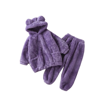 Lumento Infant 2Pcs Outfit Suit Cute Ears Hooded Pant Set Solid Color Tops + Pants Casual Long Sleeve Purple 90cm
Lumento Infant 2Pcs Outfit Suit Cute Ears Hooded Pant Set Solid Color Tops + Pants Casual Long Sleeve Purple 90cm