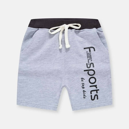 Summer Savings Clearance 2023! Loopsun Boys Shorts Alphabet Printing Elastic Waist Casual Sports Shorts with Pocket Gray
Summer Savings Clearance 2023! Loopsun Boys Shorts Alphabet Printing Elastic Waist Casual Sports Shorts with Pocket Gray