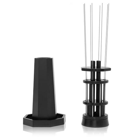 Espresso Coffee Stirrer Needle with Plastic Handle and Stand Barista Hand Distribution Tool
Espresso Coffee Stirrer Needle with Plastic Handle and Stand Barista Hand Distribution Tool