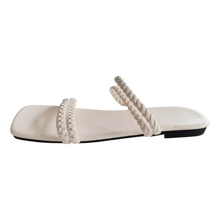 Jsezml Womens Sandals Summer Dressy Casual Lightweight Open Toe Slides Sandal Braided Straps Casual Bohemia Flat Sandal Flippers
Jsezml Womens Sandals Summer Dressy Casual Lightweight Open Toe Slides Sandal Braided Straps Casual Bohemia Flat Sandal Flippers
