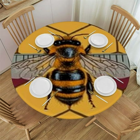 Orinice Bee Theme Polyester Round Tablecloth Stain-Resistant Ideal for Indoor/Outdoor Use 54 -58
Orinice Bee Theme Polyester Round Tablecloth Stain-Resistant Ideal for Indoor/Outdoor Use 54 -58
