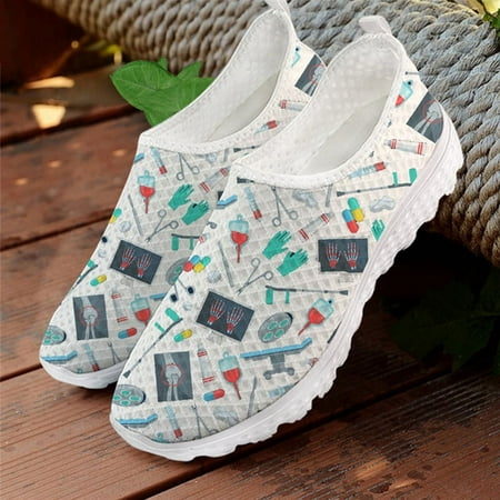 Summer Flat Casual Shoes For Women 2024 Mesh Flats Cute Nursing Pattern Women s Sneakers Nurse Beach Woman Loafers Ladies Shoes
Summer Flat Casual Shoes For Women 2024 Mesh Flats Cute Nursing Pattern Women s Sneakers Nurse Beach Woman Loafers Ladies Shoes
