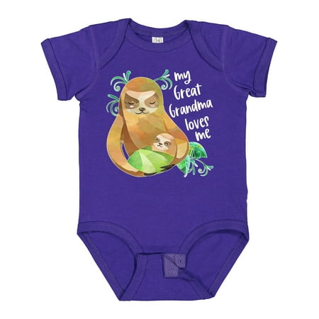 Inktastic My Great Grandma Loves Me Cute Sloth and Baby Gift Baby Boy or Baby Girl Bodysuit
Inktastic My Great Grandma Loves Me Cute Sloth and Baby Gift Baby Boy or Baby Girl Bodysuit