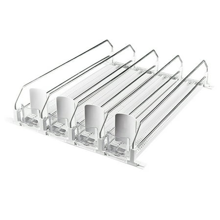 aturustex 5Pcs Plastic Pusher Tray Rack Automatic Vending Machine Organizer