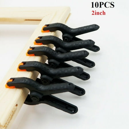 BCLONG 10pcs 2in Spring Clamps Woodworking Tools Plastic Nylon Grip Cramps Jaw Opening
BCLONG 10pcs 2in Spring Clamps Woodworking Tools Plastic Nylon Grip Cramps Jaw Opening