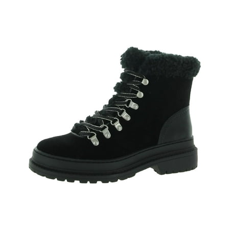 Splendid Women s Yvonne Suede Faux Fur Trimmed Hiking Inspired Booties