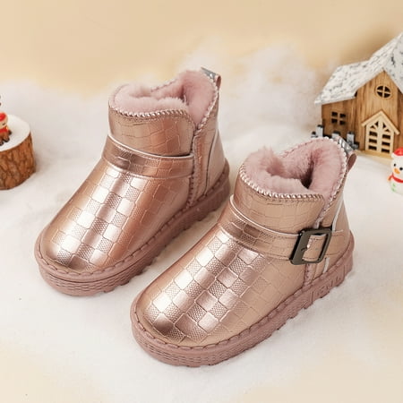 Toddler Kids Girls Gingham Striped Pattern Simple Buckle Winter & Winter Thermal Snow Boots Shoes
Toddler Kids Girls Gingham Striped Pattern Simple Buckle Winter & Winter Thermal Snow Boots Shoes