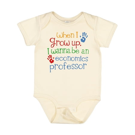 Inktastic Future Economics Professor Gift Baby Boy or Baby Girl Bodysuit