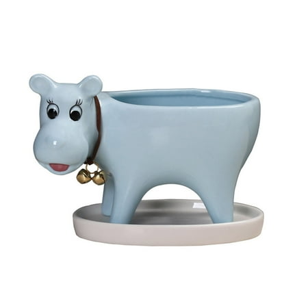 Mini Flowerpot with Drainage Function Miniature Ceramic Flowerpot
