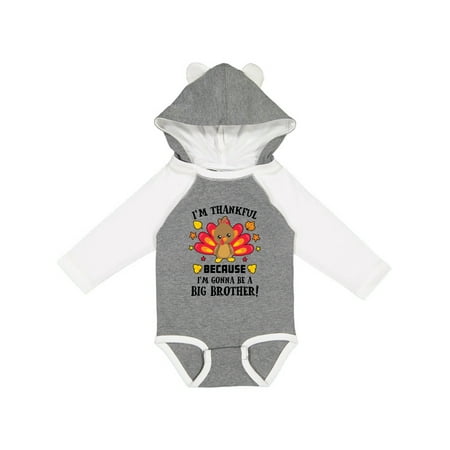 Inktastic Thanksgiving I m Thankful Because I m Gonna Be a Big Brother Gift Baby Boy Long Sleeve Bodysuit
Inktastic Thanksgiving I m Thankful Because I m Gonna Be a Big Brother Gift Baby Boy Long Sleeve Bodysuit