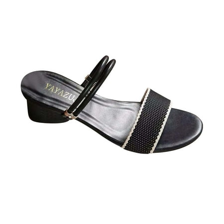 YanHoo Women s Summer Sandals Roman Open Toe Strap Chunky Heel Sandals Ladies Summer Casual Slide Shoes
YanHoo Women s Summer Sandals Roman Open Toe Strap Chunky Heel Sandals Ladies Summer Casual Slide Shoes