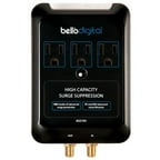 Bell'o 3 Outlet Audio/video Surge Protector - 3 X Ac Power - 1.80 Kva - 1080 J - 120 V Ac Input - 120 V Ac Output (as2103)