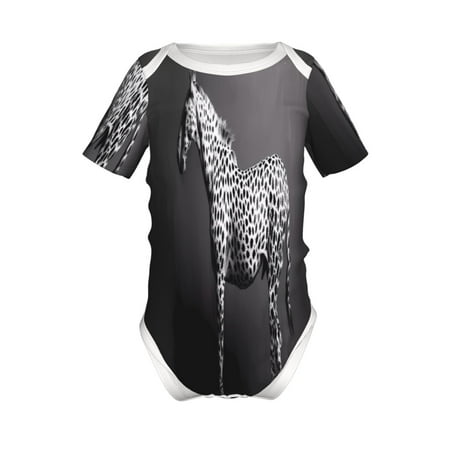 Yiaed Monochrome Leopard Horse Print Infant Climbing Short Sleeve Onesie One-Piece Baby Bodysuit Clothes 0-12 Months -2 Years
Yiaed Monochrome Leopard Horse Print Infant Climbing Short Sleeve Onesie One-Piece Baby Bodysuit Clothes 0-12 Months -2 Years