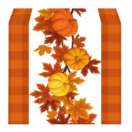WIQUOKETT Fall Decor Fall Tablecloth 72x13 Inch Thanksgiving Autumn Pumpkin Orange Table Cover for Party Picnic Dinner Decor Fall Decorations for Home
WIQUOKETT Fall Decor Fall Tablecloth 72x13 Inch Thanksgiving Autumn Pumpkin Orange Table Cover for Party Picnic Dinner Decor Fall Decorations for Home
