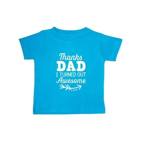 Inktastic Thanks Dad I Turned out Awesome with Arrow Gift Baby Boy or Baby Girl T-Shirt
Inktastic Thanks Dad I Turned out Awesome with Arrow Gift Baby Boy or Baby Girl T-Shirt