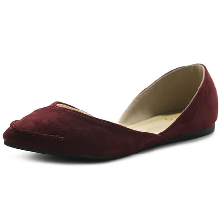 Ollio Women s Shoes Faux Suede Light Comfort Stitching D Orsay Pointed Toe Ballet Flats F78
Ollio Women s Shoes Faux Suede Light Comfort Stitching D Orsay Pointed Toe Ballet Flats F78