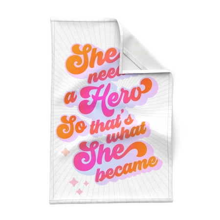 Printed Tea Towel Linen Cotton Canvas - Rainbow Pink Orange Modern Colourful Bold Words Groovy Print Decorative Kitchen Towel by Spoonflower
Printed Tea Towel Linen Cotton Canvas - Rainbow Pink Orange Modern Colourful Bold Words Groovy Print Decorative Kitchen Towel by Spoonflower
