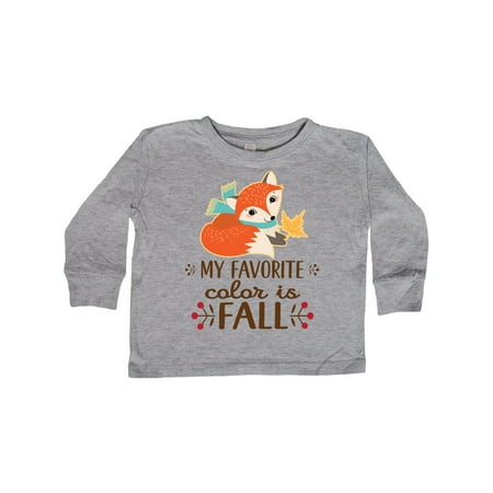 Inktastic October Favorite Color is Fall Gift Toddler Toddler Girl Long Sleeve T-Shirt
Inktastic October Favorite Color is Fall Gift Toddler Toddler Girl Long Sleeve T-Shirt