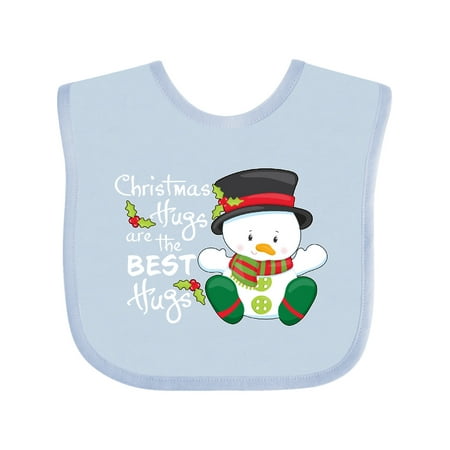 Inktastic Christmas Hugs are the Best Hugs- cute snowman Gift Baby Boy or Baby Girl Bib
Inktastic Christmas Hugs are the Best Hugs- cute snowman Gift Baby Boy or Baby Girl Bib