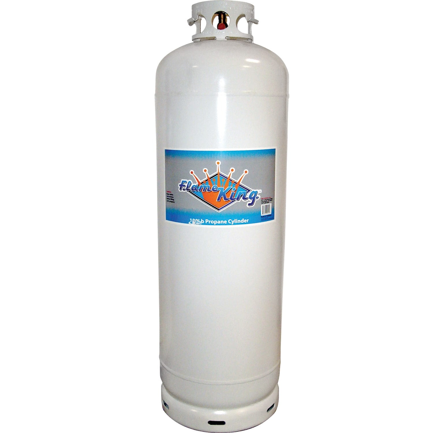Flame King 100 Lb Steel Propane Cylinder With POL Valve Ships Empty