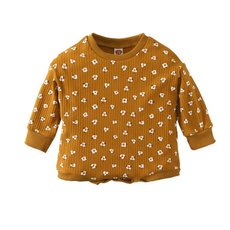 Baby Girl Boy Clothes Sweatshirt Pullover Floral Printed Long Sleeve Romper Jumpsuit Outfits
Baby Girl Boy Clothes Sweatshirt Pullover Floral Printed Long Sleeve Romper Jumpsuit Outfits