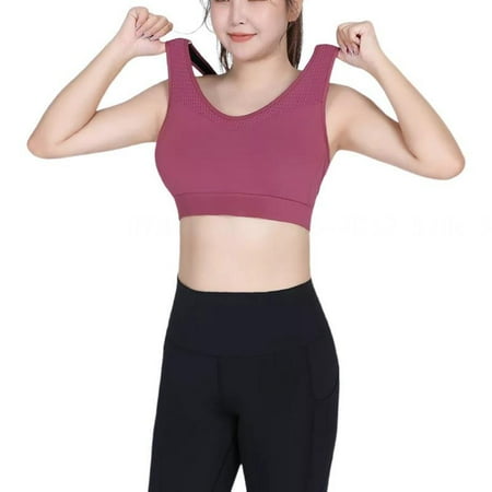 Women s Plus Size High Strength Shockproof Outdoor Sports Underwear Breathable Yoga Vest Fitness Running One Piece Fixed Cup Bra Red 5XL
Women s Plus Size High Strength Shockproof Outdoor Sports Underwear Breathable Yoga Vest Fitness Running One Piece Fixed Cup Bra Red 5XL