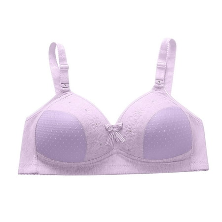 Puntoco Plus Size Clearance Bra Ladies Breathable Gathers No Rims Bra Woman Cotton Thin Underwear Purple
Puntoco Plus Size Clearance Bra Ladies Breathable Gathers No Rims Bra Woman Cotton Thin Underwear Purple