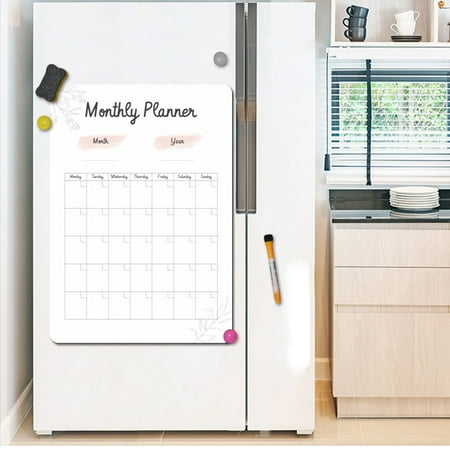Magnetic Rewritable Mobile Message Board Schedule Schedule Fridge Planner