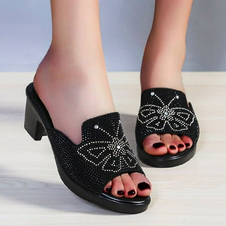 Summer Slippers For Women Beach Accesseories Flip Flops For Women Fashion Women S Casual Shoes Diamond Slip-On Heels Leisure Slippers Swimming Pool Accessories Mens Women Slippers
Summer Slippers For Women Beach Accesseories Flip Flops For Women Fashion Women S Casual Shoes Diamond Slip-On Heels Leisure Slippers Swimming Pool Accessories Mens Women Slippers