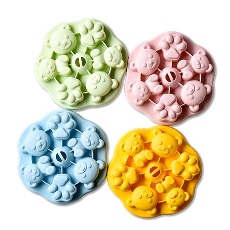 nbuaila Cake Mold with Lid Easy to Clean Silicone Cute Little Bear Shape Baby Auxiliary Food Mould Kitchen Gadget
nbuaila Cake Mold with Lid Easy to Clean Silicone Cute Little Bear Shape Baby Auxiliary Food Mould Kitchen Gadget