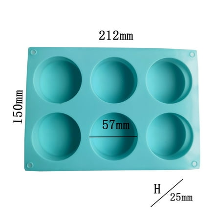 SANWOOD Candy Mold Good Toughness Wear-resistant Durable 6 Cavity Silicone Cylinder Pudding Jelly Cake Chocolate Mould
SANWOOD Candy Mold Good Toughness Wear-resistant Durable 6 Cavity Silicone Cylinder Pudding Jelly Cake Chocolate Mould