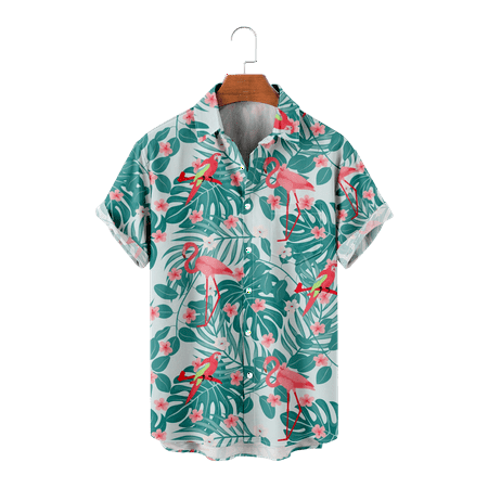 MLFU Unisex Casual Flamingo Button-Down Short Sleeve Shirts Novelty Cotton Tee Shirts Relaxed-Fit Clothes for Teen and Adult
MLFU Unisex Casual Flamingo Button-Down Short Sleeve Shirts Novelty Cotton Tee Shirts Relaxed-Fit Clothes for Teen and Adult