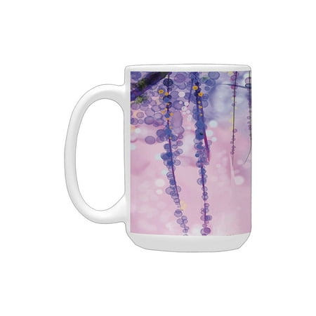 Watercolor Flower Decor Collection Wisteria Flowers Blurred Background Bright Colors Ceramic Mug (15 OZ) (Made In USA)
Watercolor Flower Decor Collection Wisteria Flowers Blurred Background Bright Colors Ceramic Mug (15 OZ) (Made In USA)